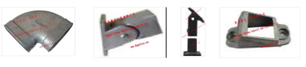 Cubierta decorativa de accesorios de valla de hierro forjado o aluminio Partes superiores