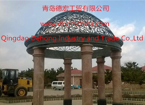 Marco de galer&iacute;a ornamental de aluminio / acero de hierro de moda para Countyard