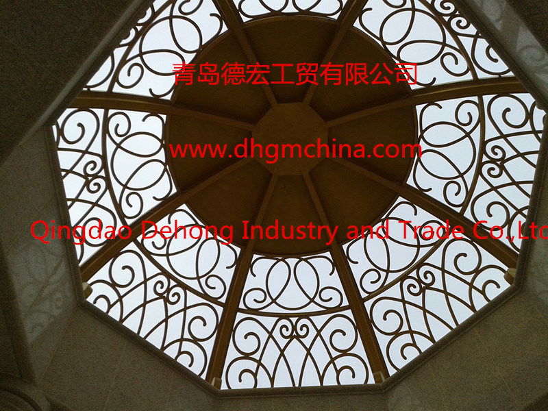 Marco de galer&iacute;a ornamental de aluminio / acero de hierro de moda para Countyard