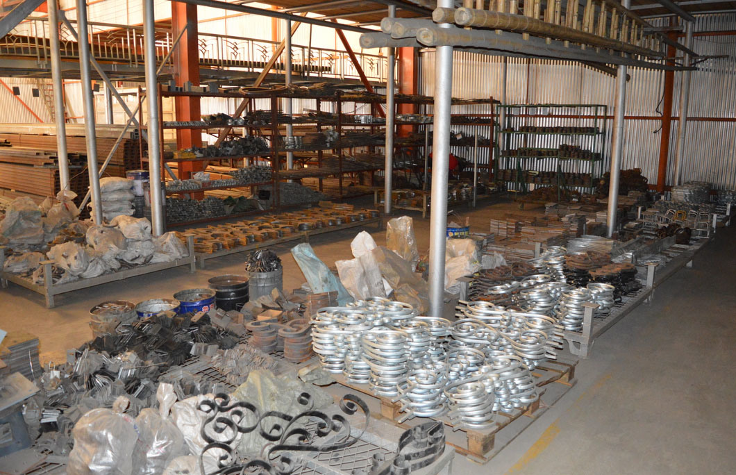 Hierro forjado Hermoso Balc&oacute;n Balaustrada Flor Parte decorativa