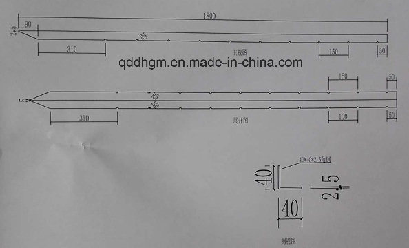 Poste de cerca de acero personalizado para granja