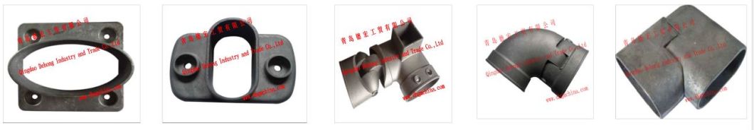 Cubierta decorativa de accesorios de valla de hierro forjado o aluminio Partes superiores