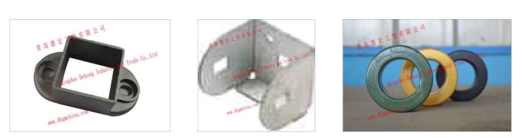 Cubierta decorativa de accesorios de valla de hierro forjado o aluminio Partes superiores